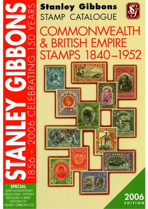 Name:  Stanley Gibbons-Stamp Catalogue-2006-Commonwealth & British Empire (1840-1952).jpg
Views: 2461
Size:  46.9 KB