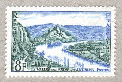 Name:  timbre france 1954 - 0977 - Vue de la vallee de la Seine aux Andelys, chateau Gaillard - Serie t.JPG
Views: 466
Size:  46.4 KB