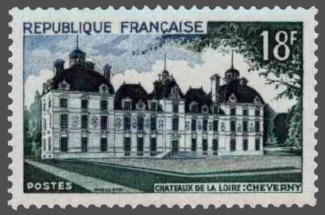 Name:  timbre france 1954 - 0980 - Vue du chateau de Cheverny (chateaux de la Loire) - Serie touristiqu.jpg
Views: 517
Size:  28.0 KB