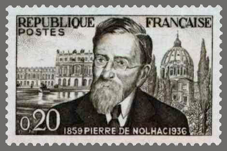 Name:  timbre france 1960 - 1242 - Portrait a l effigie de Pierre de Nolhac, chateau de Versailles et S.jpg
Views: 490
Size:  33.8 KB