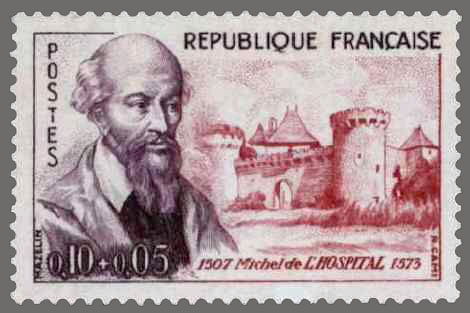 Name:  timbre france 1960 - 1257 - Portrait a l effigie de Michel de l Hospital chancelier et chateau d.jpg
Views: 440
Size:  34.3 KB