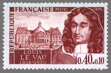 Name:  timbre france 1970 - 1623 - Portrait effigie de Louis Le Vau architecte et chateau de Vaux-le-Vi.jpg
Views: 431
Size:  42.7 KB