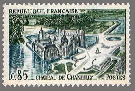 Name:  timbre france 1969 - 1584 - Vue aerienne du chateau de Chantilly (Oise) - Serie touristique.jpg
Views: 421
Size:  36.7 KB