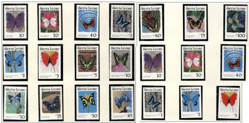 Name:  139- SIERRA LEONE 1987 - 89 BUTTERFLIES MNH - 1100k.jpg
Views: 268
Size:  81.0 KB