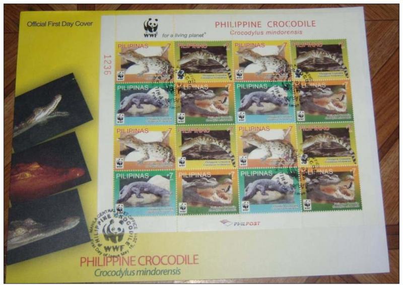 Name:  w23-2011 FDC Crocodiles, WWF 4v (sheet, yellow background) -220k.jpg
Views: 241
Size:  69.6 KB