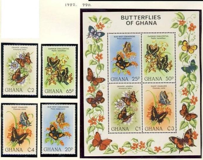 Name:  268 -GHANA 1982 BUTTERFLIES MNH - 370k.jpg
Views: 839
Size:  86.0 KB