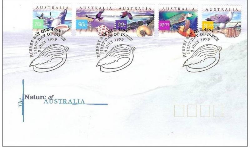 Name:  406-Australia 1999 The Nature of Australia FDC -70k.jpg
Views: 1371
Size:  52.2 KB