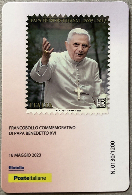 Name:  Italy 2023 Pope Benedict XVI Card Philatelic Stamp Drawn Only 1200.jpg
Views: 15
Size:  281.2 KB