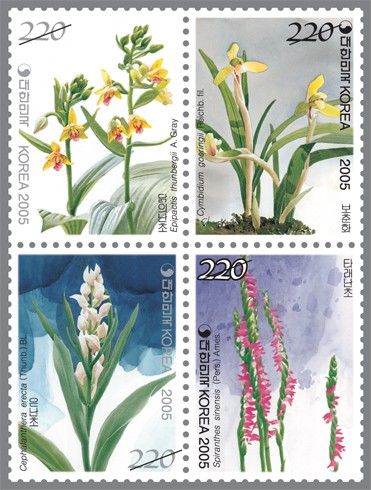 Name:  Korea - Orchid series 5th Aromatic stamps - 2463-2466.jpg
Views: 1001
Size:  51.0 KB