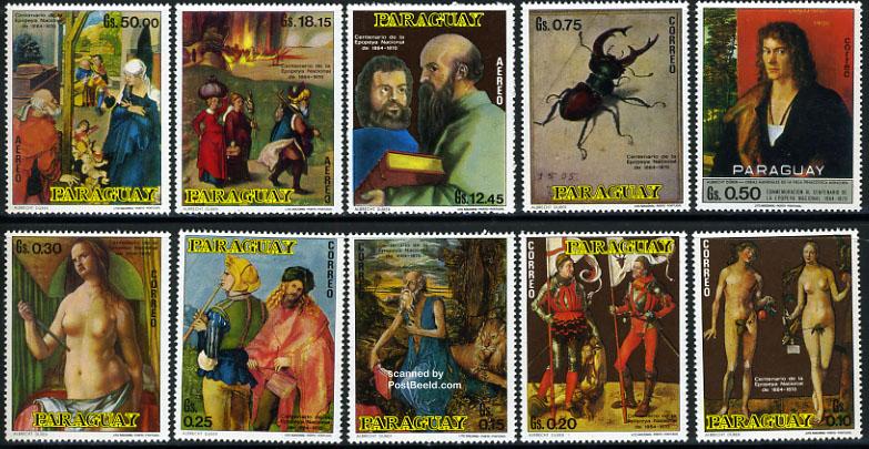 Name:  1970  -  Durer paintings 10v  -  PARAGUAY.jpg
Views: 368
Size:  93.8 KB