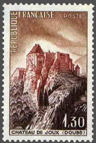 Name:  timbre france 1965 - 1441 - Chateau de Joux (Doubs) - Serie touristique.jpg
Views: 421
Size:  41.4 KB