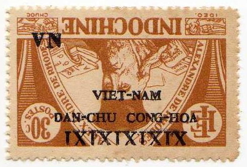 Name:  Viet Stamp-Timbre  d ' INDOCHINE de 1945-46 avec variétés.jpg
Views: 629
Size:  86.7 KB