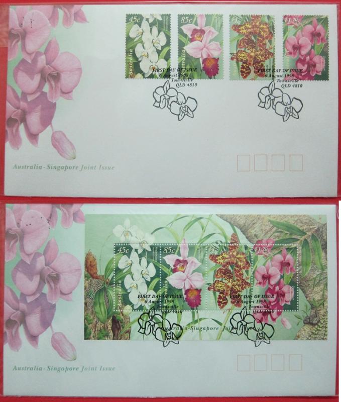 Name:  402-Australia FDC 1998 Orchids - Joint issue Singapore- 120K.jpg
Views: 5497
Size:  75.1 KB