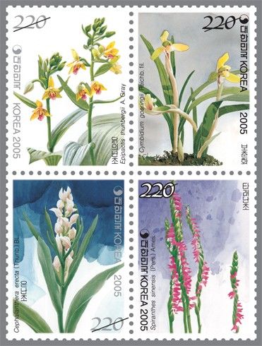 Name:  Korea - Orchid series 5th Aromatic stamps - 2463-2466.jpg
Views: 969
Size:  51.0 KB